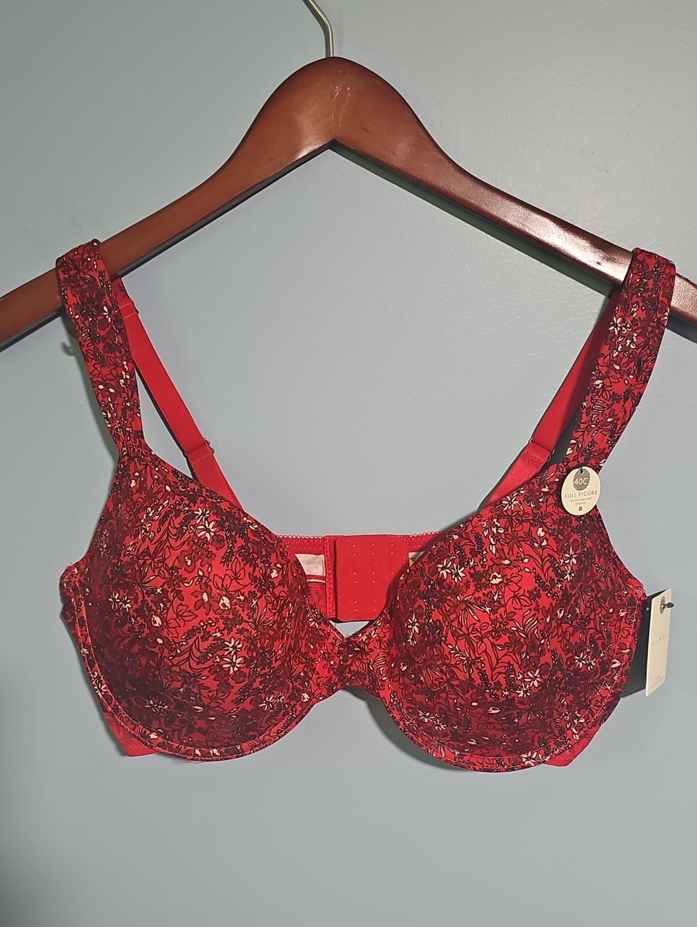 NWT Lucky Brand Full Figure Bra size 40C Padded Underwire